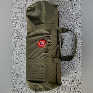 Jim Beam Whiskey Duffle Overnight Gym Yoga Bag Green
